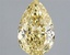 2.07 Ct. Fancy Intense  Yellow Pear Lab Grown Diamond