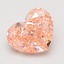2.09 Ct. Fancy Vivid Pink Heart Lab Grown Diamond