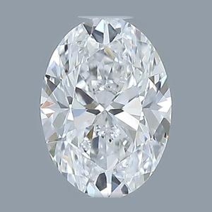 Oval diamond — real photo