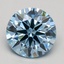 1.42 Ct. Fancy Intense Blue Round Lab Grown Diamond