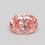 1.01 Ct. Fancy Vivid Pink Oval Lab Grown Diamond