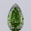 2.02 Ct. Fancy Vivid  Green Pear Lab Grown Diamond