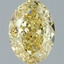 3.01 Ct. Fancy Intense  Yellow Oval Lab Grown Diamond