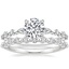 18K White Gold Versailles Diamond Ring with Marseille Diamond Ring (1/3 ct. tw.)