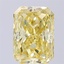 5.05 Ct. Fancy Intense Yellow Radiant Lab Grown Diamond