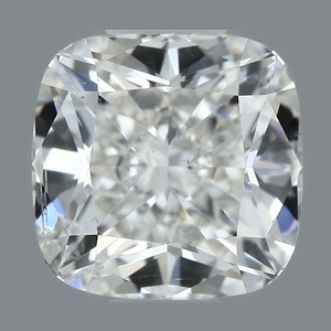 Cushion diamond — real photo