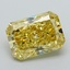 3.06 Ct. Fancy Vivid Yellow Radiant Lab Grown Diamond