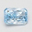 1.03 Ct. Fancy Vivid Blue Radiant Lab Grown Diamond