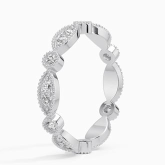 Luxe Marquise and Dot Diamond Ring