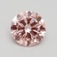 1.50 Ct. Fancy Intense Pink Round Lab Grown Diamond