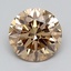 1.51 Ct. Light  Brown Round Lab Grown Diamond