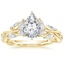 18K Yellow Gold Secret Garden Diamond Ring (1/2 ct. tw.), smalltop view