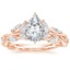 14K Rose Gold Secret Garden Diamond Ring (1/2 ct. tw.), smalltop view