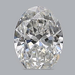 Oval diamond — real photo