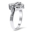 The Carena Ring, smalltop view on a hand