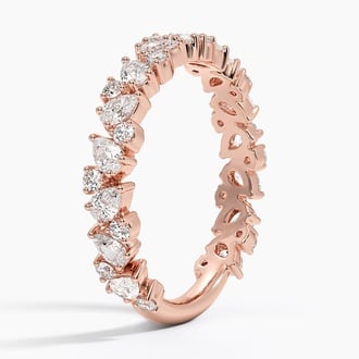 Olivetta Three-Quarter Coverage Lab Diamond Ring