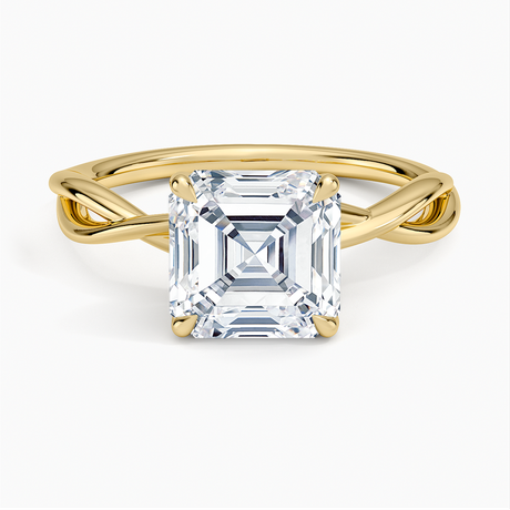 Alya Twist Solitaire Ring - Brilliant Earth