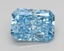 2.53 Ct. Fancy Vivid Blue Radiant Lab Grown Diamond