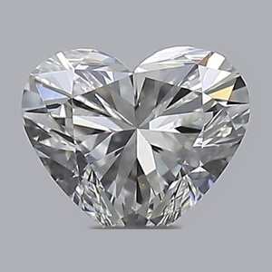 Heart diamond — real photo