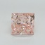 4.02 Ct. Fancy Vivid Pink Princess Lab Grown Diamond