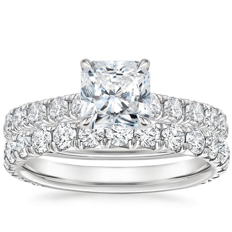 18K White Gold Luxe Anthology Diamond Bridal Set