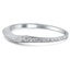 The Posie Contoured Wedding Ring Set, smallside view
