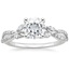 18K White Gold Luxe Willow Diamond Ring (1/4 ct. tw.), smalltop view