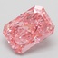 2.07 Ct. Fancy Vivid Pink Radiant Lab Grown Diamond