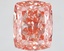 11.03 Ct. Fancy Vivid Pink Cushion Lab Grown Diamond