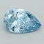 2.01 Ct. Fancy Vivid  Blue Pear Lab Grown Diamond