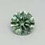 0.7 Ct. Fancy Vivid Pacific Green Round Lab Grown Diamond