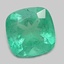 7.0mm  Green  Cushion   Emerald