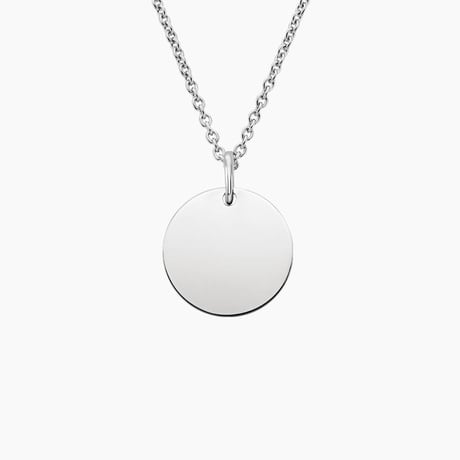 Engravable Disc Pendant