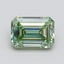 2.21 Ct. Fancy Intense Green Emerald Lab Grown Diamond