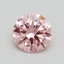 0.70 Ct. Fancy Intense Pink Round Lab Grown Diamond