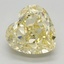 3.17 Ct. Fancy Intense Yellow Heart Lab Grown Diamond