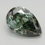 2.34 Ct. Fancy Vivid Green Pear Lab Grown Diamond