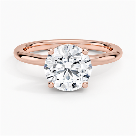 14K Rose Gold Sydney Perfect Fit 2mm Solitaire Ring