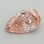 1.04 Ct. Fancy Vivid Pink Pear Lab Grown Diamond
