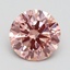 2.70 Ct. Fancy Intense Pink Round Lab Grown Diamond