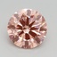 2.50 Ct. Fancy Intense Pink Round Lab Grown Diamond