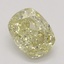 0.54 Ct. Fancy Light Brownish Yellow Cushion Diamond
