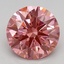 2.53 Ct. Fancy Vivid Pink Round Lab Grown Diamond