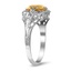 The Wenonah Ring, smalltop view on a hand
