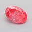 0.51 Ct. Fancy Vivid  Pink Oval Lab Grown Diamond