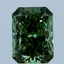 1.64 Ct. Fancy Vivid Green Radiant Lab Grown Diamond