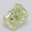 0.77 Ct. Fancy Light Yellow Radiant Diamond