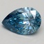 1.90 Ct. Fancy Vivid Blue Pear Lab Grown Diamond