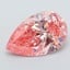 2.91 Ct. Fancy Vivid Pink Pear Lab Grown Diamond