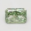 1.53 Ct. Fancy Vivid Green Radiant Lab Grown Diamond